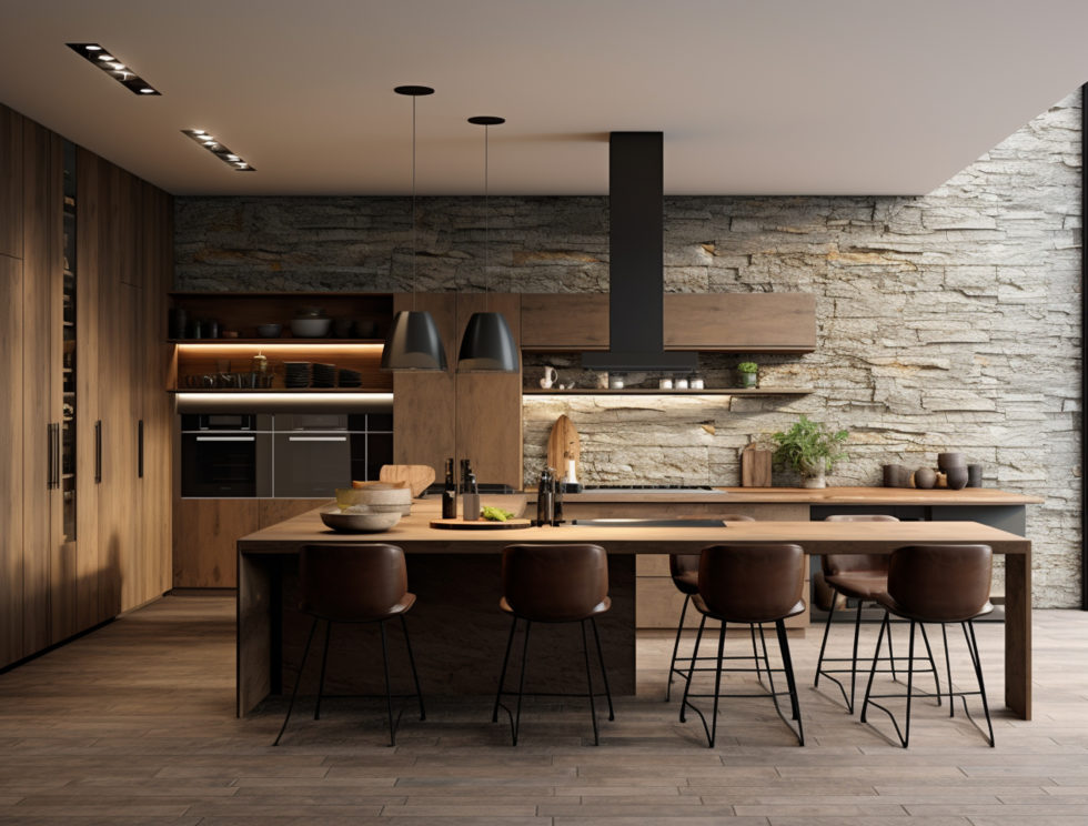 Cuisine rénovée par Rénova Design à Genève